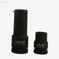 대만제 1/2인치 고강도 14mm 17mm 19mm 21mm 롱임팩소켓 4종 세트 자동차 자가정비키트, 1개