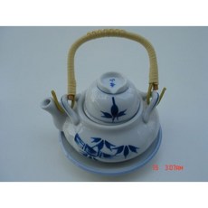 東昇瓷器餐具 手繪竹葉土瓶蒸, 1個, 整組