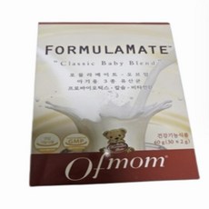 오브맘 포뮬라메이트 아기용 3종 유산균, 60g, 5개