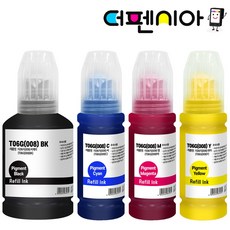 국내산 엡손008 T06G 250ML 안료 호환잉크 L6460 L6490 L6550 L6570 L15150 L15160 L11160, 1개, T06G(EPSON 008) BK 검정-250ML