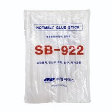 엠씨에스 핫멜트 접착제 SB-922 백색 글루건심 11mm 600g, 1개