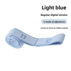 그리드 요가 스트레치 밴드 다단계 댄스 조절 디지털 저항, 1. Blue 12 Grids