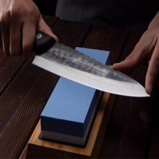 커버원 고급 양면 1000/6000 칼갈이 숫돌 연마석, 1개