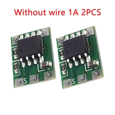 RC 모델 보트 탱크 브러시 예비 부품 DC3.5-8.4V 용 양방향 ESC 속도 제어, 01 1A 2Pcs without wire