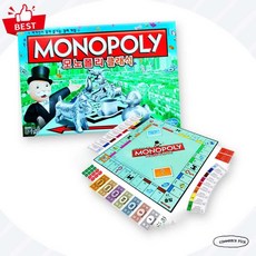 MONOPOLY 클래식 한글판 보드게임, 1개, 혼합 색상