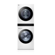 LG전자 트롬 드럼세탁기 + 건조기 + 스태킹키트 FX24GNG-GNG 24kg + 20kg 세트 방문설치, W20WH, 화이트