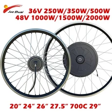 LCD 디스플레이 전기 자전거 허브 드라이브 변환 키트 배터리 없음 36V 48V 250W 350W 500W 20 인치, 119) 36v 500w rear wheel  27.5