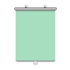 전체 정전 개폐식 차양 커튼 티타늄 실버/그린 네일 프리 무선 롤러 블라인드 단열 창