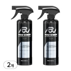 로드위너 차량용 발수 유리막 코팅제 건식, 2개, 500ml