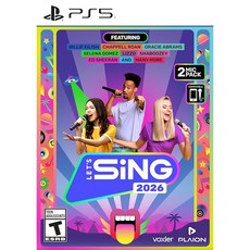 Lets Sing 2026 + 2 Mics (수입판 북미) -PS5, 상세페이지 참조