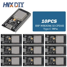 1-5sets ESP32 개발 보드 TYPE-C USB CP2102 WiFi Bluetooth 듀얼 코어 ESP32-DevKitC-32 확장 38PIN, 06 10pcs CP2102 38pin