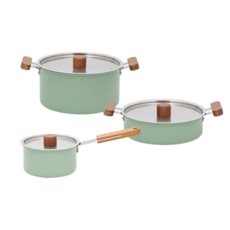 독일 아이젠베르그 스텐 인덕션 세라믹냄비 3종세트, 24cm전골 + 24cm양수 + 16cm편수