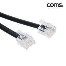 전화선 케이블 6P4C(M M) 2M 고급포장 (BLACK), 상세내용표시