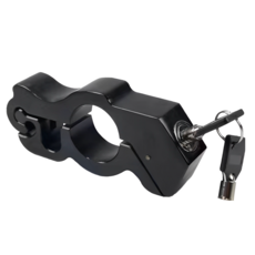 까마느 자전거 오토바이 브레이크 자물쇠 도난방지 자토바이 잠금 장치, 1개, 블랙