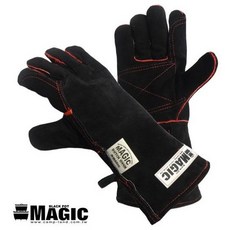 MAGIC RV-IRON 006B 14吋加厚車底防燙皮手套 露營燒烤防燙手套 耐磨隔熱手套