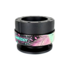 NRG Innovations 퀵 릴리스 블랙 바디/ 링 Gen 2.0 (SRK-200BK) 382565, 블랙과 슈레디 콜라보