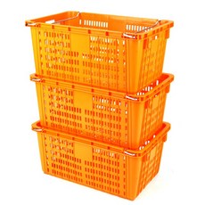 동진포장 이사박스 이사바구니 특대 과일상자 사각상자 사과상자 농수산물상자, 노랑, 1개