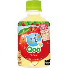 일본 코카콜라 Qoo 쿠우 미닛메이드 사과쥬스 미니 280ml 24개