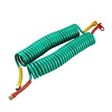 추레라 에어잭 트레일러 튜브 연결 콤푸레샤 검정색내압및방폭(노란색머리) 에어호스 1., L. 압력 방지 폭발 방지 트레일러 튜브 그린 일쌍