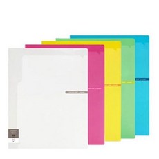 청운)칼라칩 투포켓화일 A4(투명)mi-7+7OAK
