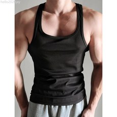 美式螺紋緊身彈力速乾背心男圓領吊帶健身坎肩無袖工字背心訓練服