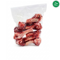 .Australian Halal Marrow Rich Lamb Bone Deep Broth Cut 호주산 할랄 마로우 풍부한 양사골뼈 진한육수용, 1개, 1kg