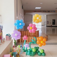 풍선장식 사각 풍선스탠드 디스플레이 파티용품 벌룬스탠드 풍선스틱, 사각 소_높이 53cm, 1개