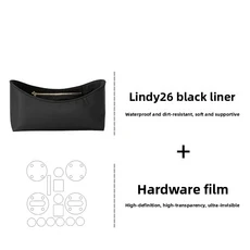 린디 26용 가방 정리함 내부 삽입형 나일론 보관함 내구성 있는 지지대 개조 액세서리, 01 Bags not included, 15 Black Insert Film 26