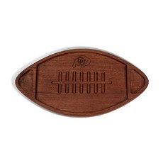 The Memory Company | 라이선스 NCAA 아카시아 팀 미식축구 삼각형 서빙 보드 콜로라도 대학교 볼더, 조지아 대학교