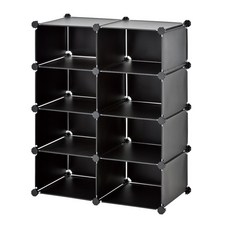 H&R安室家 輕巧多變八層組合櫃HP71，多層收納，簡約設計，輕鬆組裝, 1個