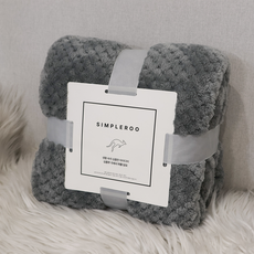 심플루 극세사 와플 담요