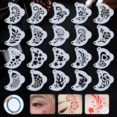 베네 페이스페인팅도안 스텐실