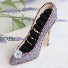 내일의공간 펄 웨딩 드레스 악세사리거치대 (악세사리 수납함), 4번 펄 드레스 슈즈, 1개