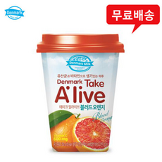 덴마크 테이크 얼라이브 블러드오렌지x24컵무배, 250ml, 1개