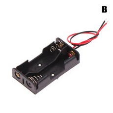 리드선 배터리 보호 용기 거치대 보관 케이스 1 2 3 4 5 6 슬롯 3V AA LR6 HR6, 1개