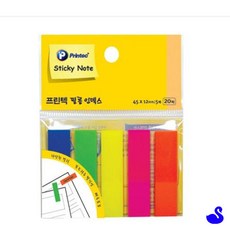 NS 독서인덱스 인덱스테이프 5색 45x12 오피스라벨 필름인덱스