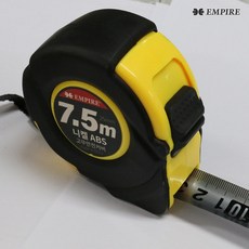 깨지지 않는 줄자 고무커버 전문가용, 1개, 7.5M