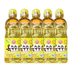 오뚜기 옥수수유 500ml 5개 식용유 기름 튀김 부침 오일