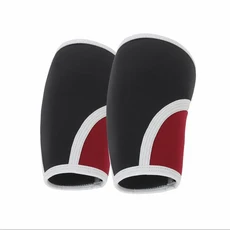 남성과 여성을 위한 압축 슬리브 7mm 네오프렌 무릎 크로스 트레이닝 WOD 스쿼트 체육관 운동, 01 XS(안전구조장비), 05 하얀색