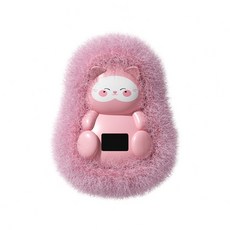 2024新款卡通暖手寶 USB充電便攜式毛絨手持大容量暖手神器暖寶寶, N28粉色小貓