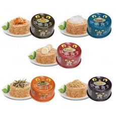 IPET 鼎食 白肉晶凍貓罐 85g 富含魚油及膠原蛋白 八種口味 可混搭 貓罐 鼎食貓 貓副食罐, 1個, 鮪魚+丁香魚 - 橘85g