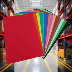 EVA폼 노랑색 5개입 2T 33x49 디스플레이 건축모형 조감도 광고POP 모형재료 DIY