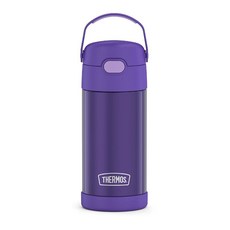 THERMOS FUNTAINER 354.8 ml(12 온스) 키즈 스트로우 보틀 라임/오랜지 281515, 퍼플