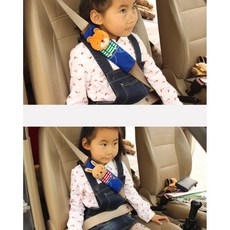 【mamabao】可愛立體安全帶護套 車用安全帶護肩套 寶寶安全舒適, 1個, 獅子(1個)