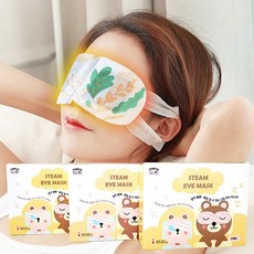 베어스팀아이마스크 증기스팀마스크 메구리즘 온열안대 수면안대 무향, 1개, 5매