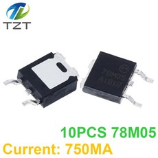 103050개 L78M05CDT 포지티브 전압 조정기, 03 10PCS