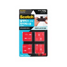 스카치 CLT33 강력 폼 양면테이프(4장)