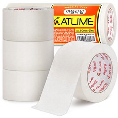 아뜰라임 도장 커버링 종이 마스킹테이프, 50mm x 20m, 4개