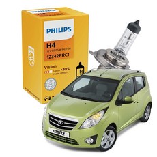 필립스 마티즈 크리에이티브 (2010~2011) 전조등 필립스 상/하일체형 H4 12v 60/55W P43t-38 할로겐전구 E1인증, 1개