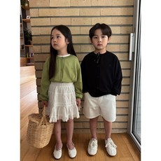 아워 OUR 플레인 가디건 여름 키즈 주니어 카디건